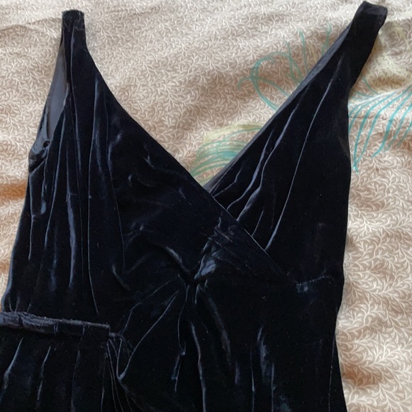 Prada black velvet cocktail dress - Picture 4 of 5